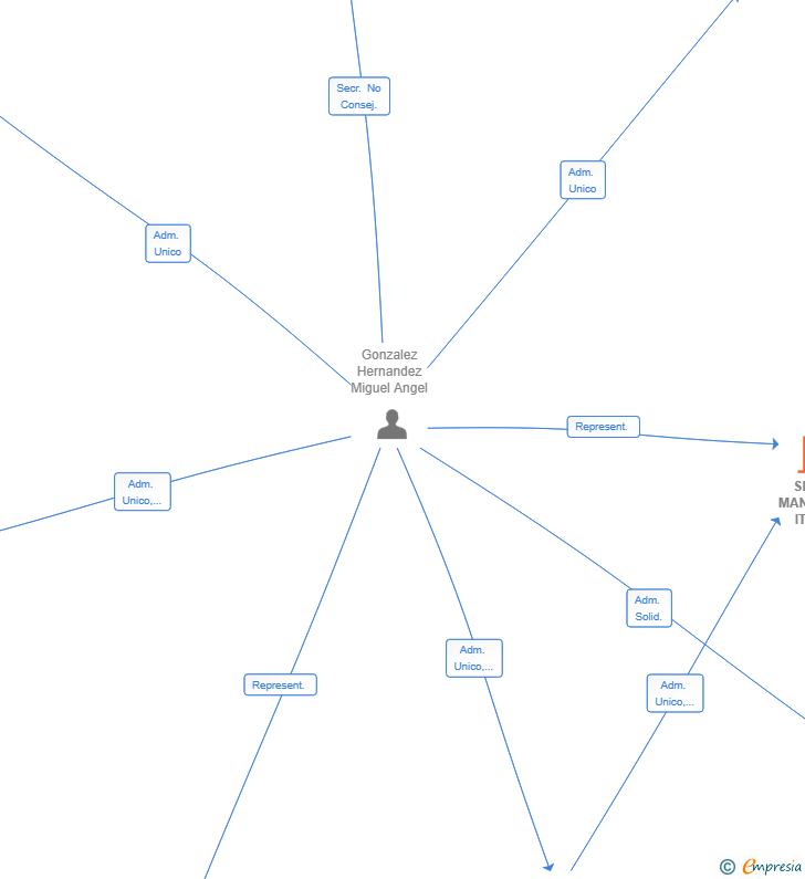 Vinculaciones societarias de SERIT MANAGED IT SL