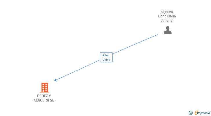 Vinculaciones societarias de PEREZ Y ALGUERA SL