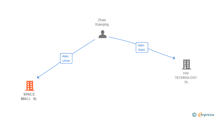 Vinculaciones societarias de SPACE MALL SL