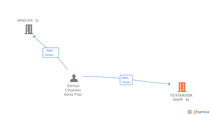 Vinculaciones societarias de TESTARUDA SHOP SL