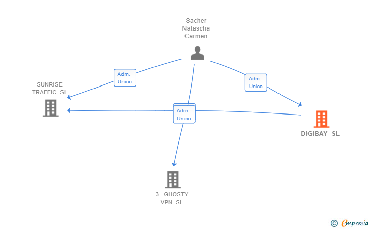 Vinculaciones societarias de DIGIBAY SL