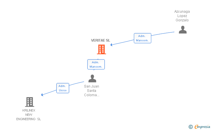 Vinculaciones societarias de VERITAE SL