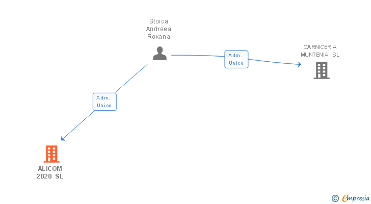 Vinculaciones societarias de ALICOM 2020 SL