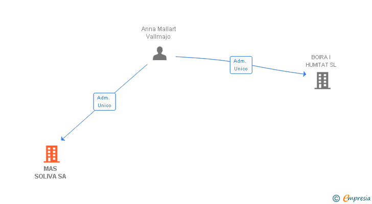 Vinculaciones societarias de MAS SOLIVA SA