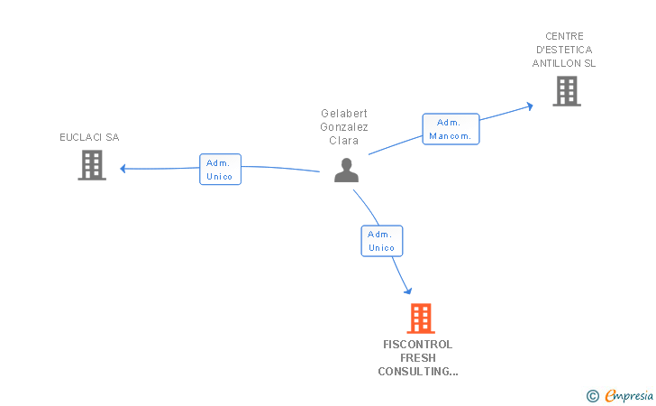 Vinculaciones societarias de FISCONTROL FRESH CONSULTING SL