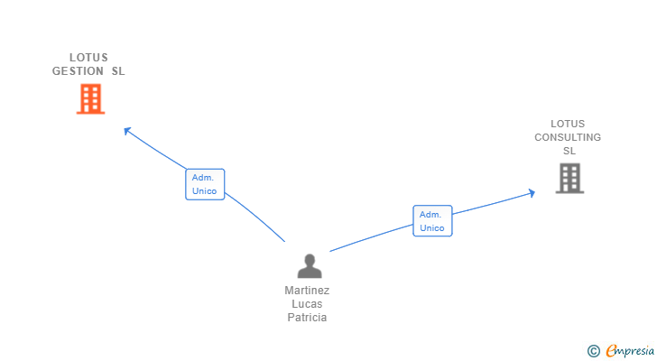 Vinculaciones societarias de LOTUS GESTION SL
