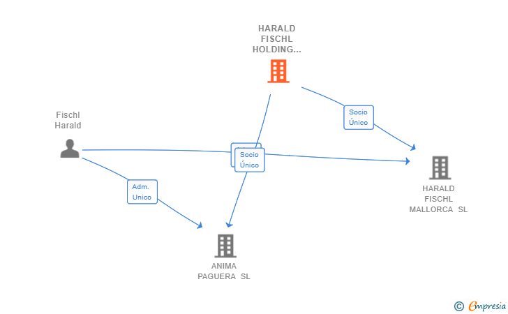 Vinculaciones societarias de HARALD FISCHL HOLDING GMBH