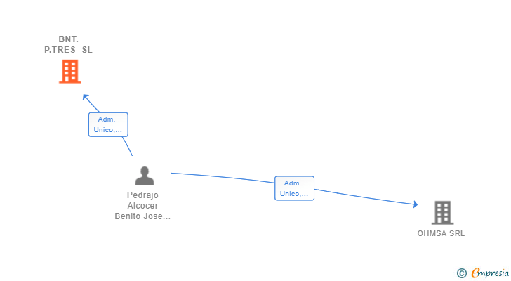 Vinculaciones societarias de BNT.P.TRES SL