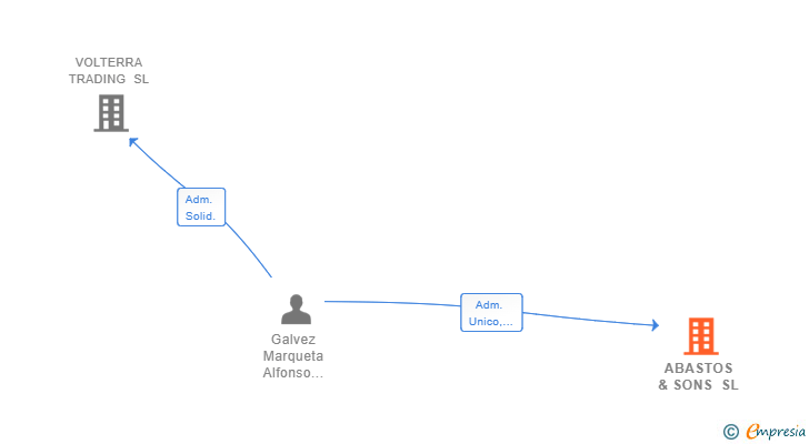 Vinculaciones societarias de ABASTOS & SONS SL
