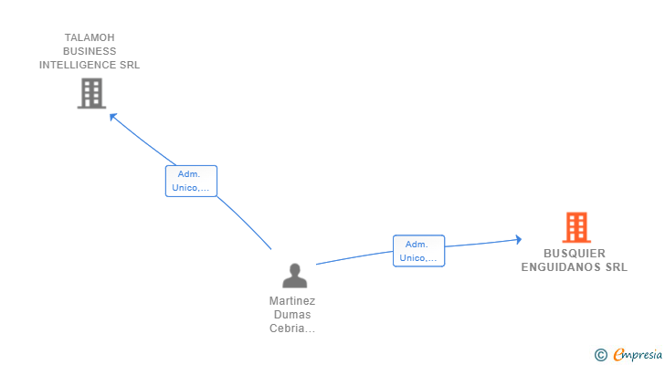 Vinculaciones societarias de BUSQUIER ENGUIDANOS SRL