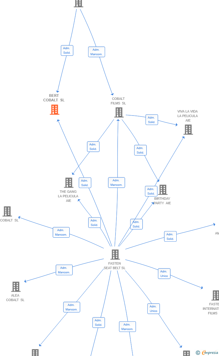 Vinculaciones societarias de BERT COBALT SL