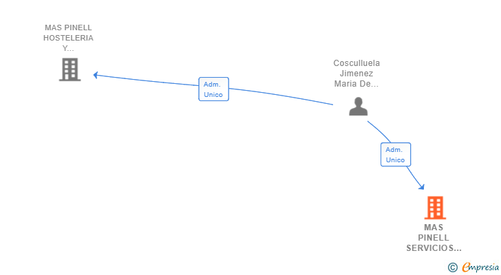 Vinculaciones societarias de MAS PINELL SERVICIOS Y LIMPIEZA SL