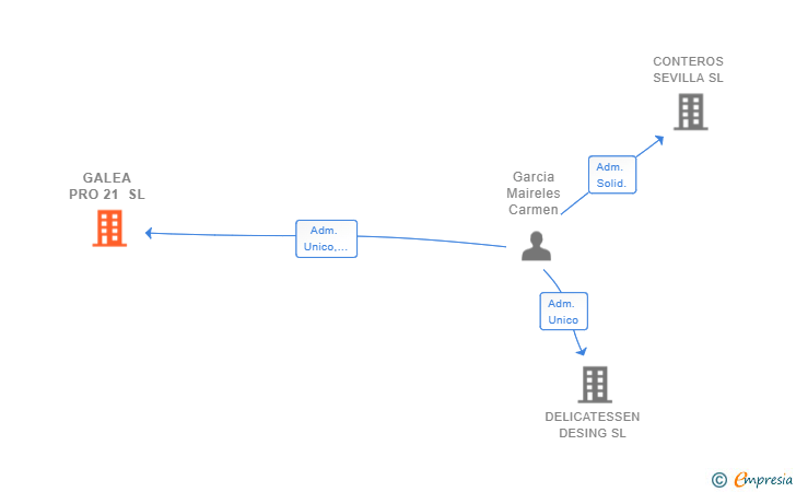 Vinculaciones societarias de GALEA PRO 21 SL