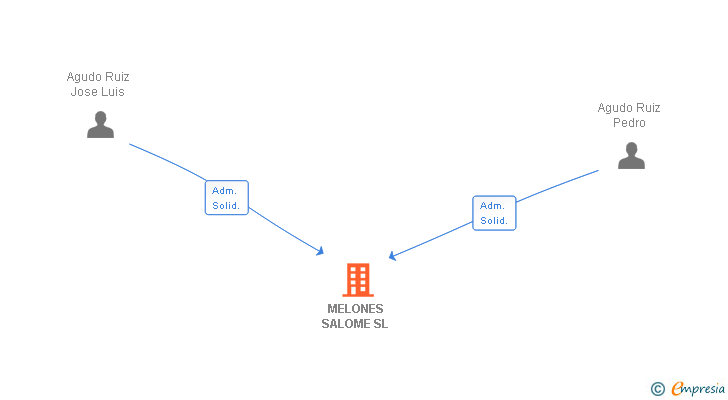 Vinculaciones societarias de MELONES SALOME SL