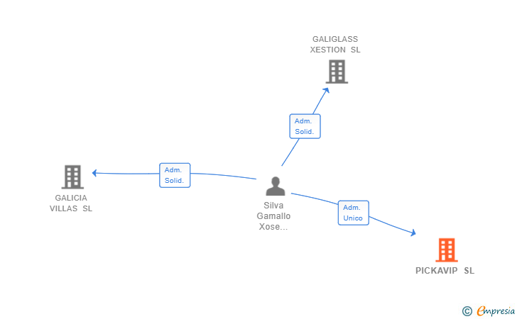 Vinculaciones societarias de PICKAVIP SL