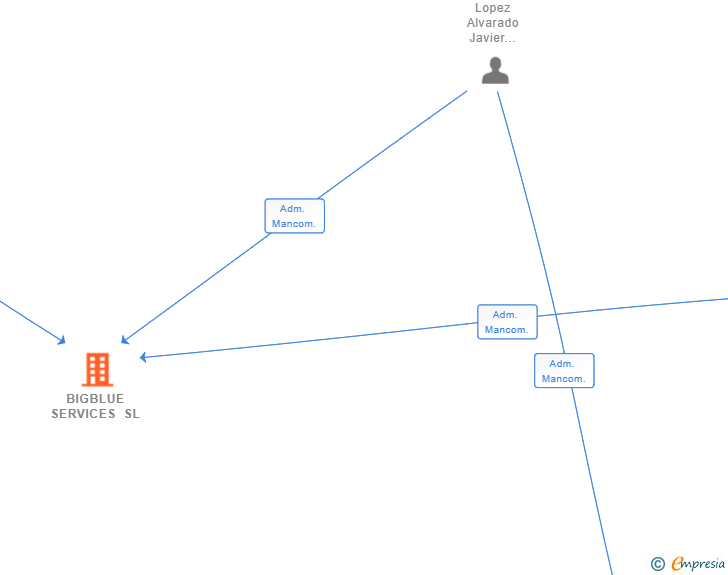 Vinculaciones societarias de BIGBLUE SERVICES SL
