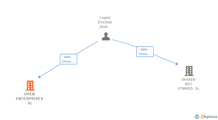 Vinculaciones societarias de OPEN ENTERPRISES SL