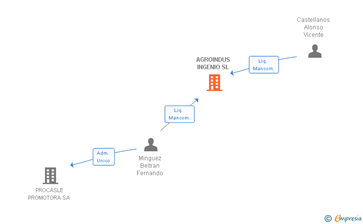 Vinculaciones societarias de AGROINDUS INGENIO SL