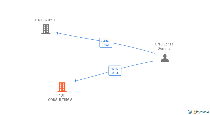 Vinculaciones societarias de 13I CONSULTING SL