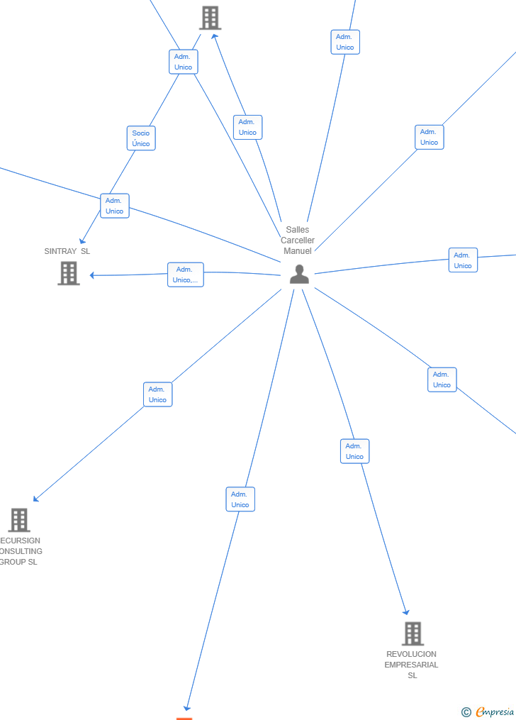 Vinculaciones societarias de DARIUS CLINIC REGENERATIVE & PLASTIC SURGERY SL