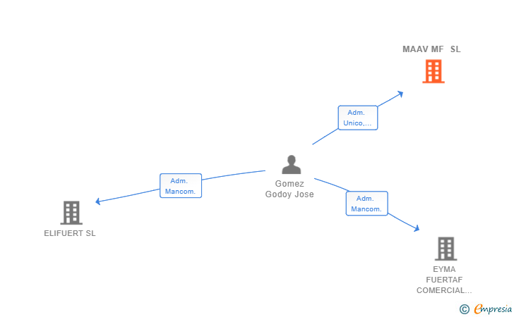 Vinculaciones societarias de MAAV MF SL