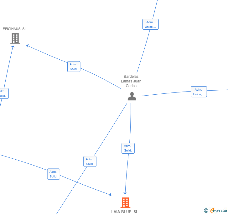 Vinculaciones societarias de LAIA BLUE SL