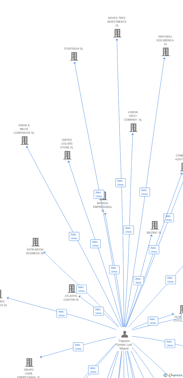 Vinculaciones societarias de DATA TEL SYSTEMS SL