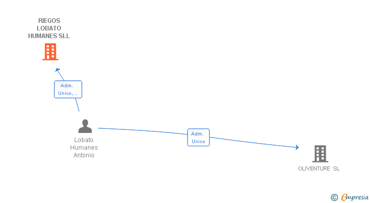 Vinculaciones societarias de RIEGOS LOBATO HUMANES SLL