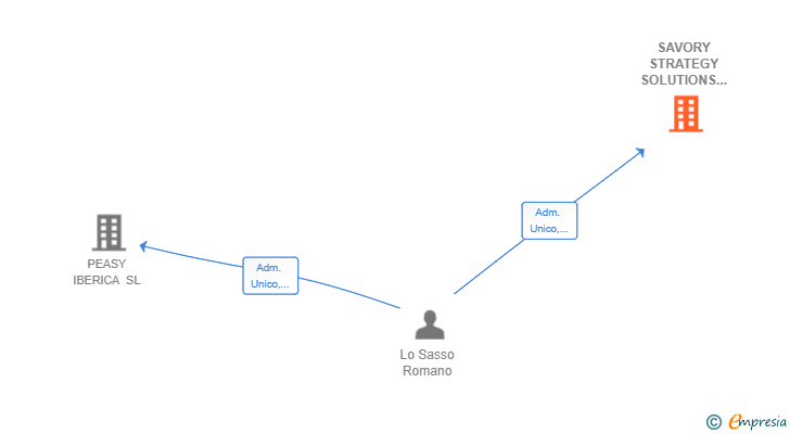 Vinculaciones societarias de SAVORY STRATEGY SOLUTIONS SL