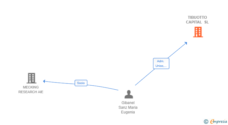Vinculaciones societarias de TIBUOTTO CAPITAL SL