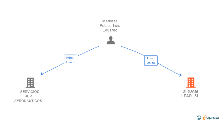 Vinculaciones societarias de DIRDAM LEAR SL