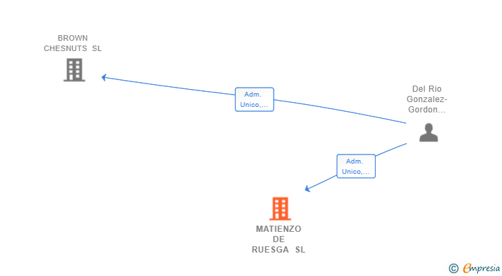 Vinculaciones societarias de MATIENZO DE RUESGA SL