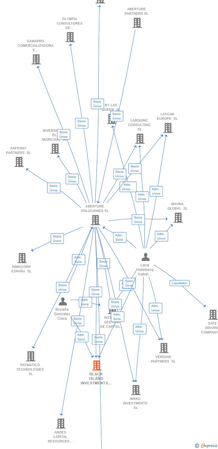 Vinculaciones societarias de LYBRA GLOBAL INVEST SL