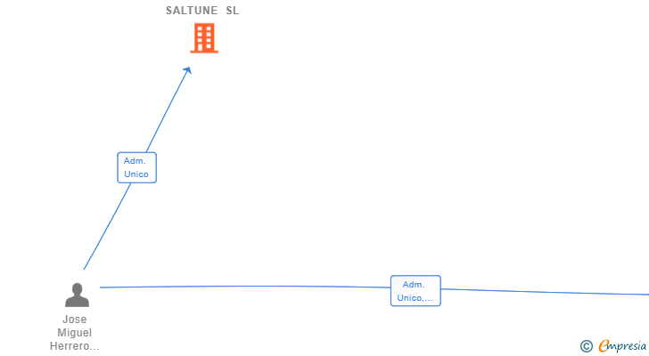 Vinculaciones societarias de SALTUNE SL