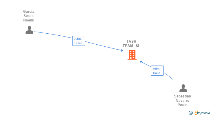 Vinculaciones societarias de TASH TEAM SL