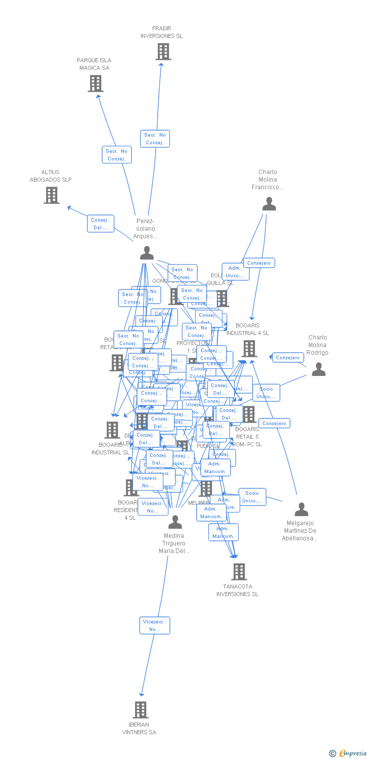 Vinculaciones societarias de BOGARIS ENVIRONMENT SL