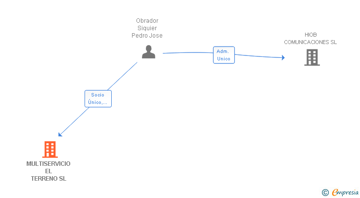 Vinculaciones societarias de MULTISERVICIO EL TERRENO SL