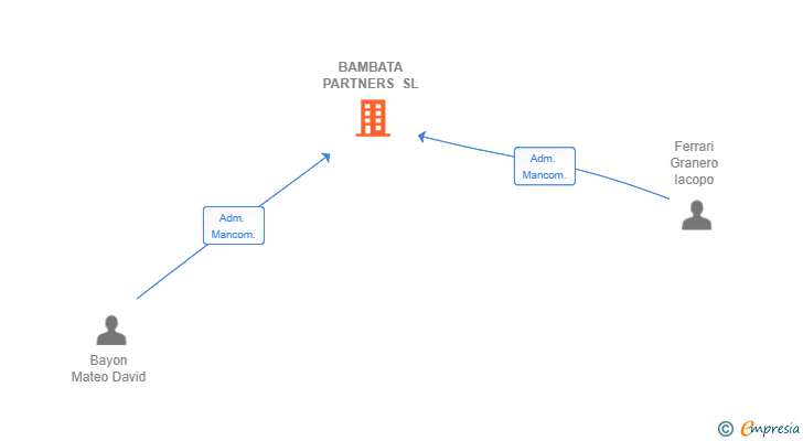 Vinculaciones societarias de BAMBATA PARTNERS SL