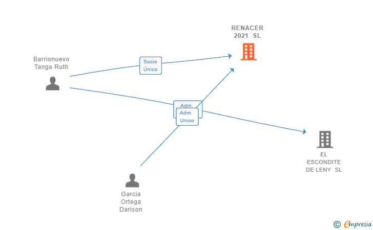 Vinculaciones societarias de RENACER 2021 SL