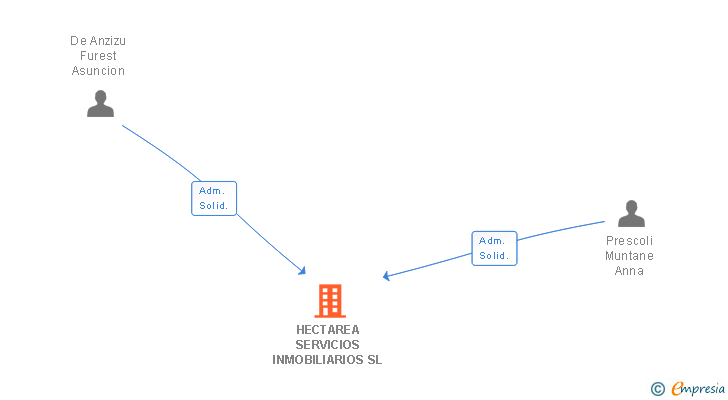 Vinculaciones societarias de HECTAREA SERVICIOS INMOBILIARIOS SL