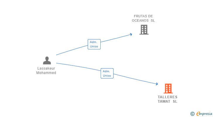 Vinculaciones societarias de TALLERES TAWAT SL