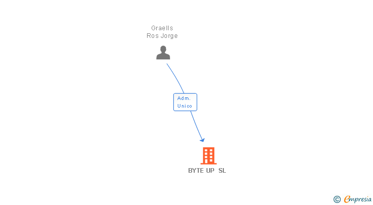 Vinculaciones societarias de BYTE UP SL
