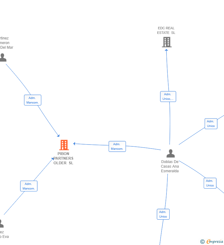 Vinculaciones societarias de PIBON PARTNERS OLDER SL