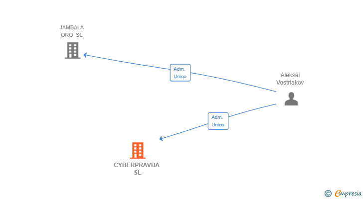 Vinculaciones societarias de CYBERPRAVDA SL