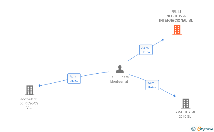 Vinculaciones societarias de FELIU N&I SL