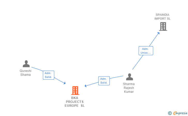 Vinculaciones societarias de BKA PROJECTS EUROPE SL