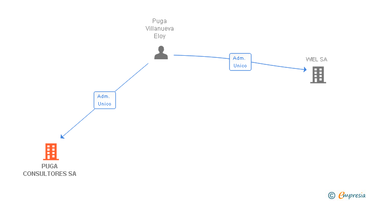 Vinculaciones societarias de PUGA CONSULTORES SA