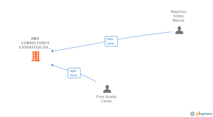 Vinculaciones societarias de BMS CONSULTORES ESTRATEGICOS SL