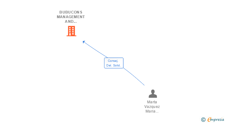Vinculaciones societarias de BUBUCONS MANAGEMENT AND KNOWLEDGE SERVICES SA
