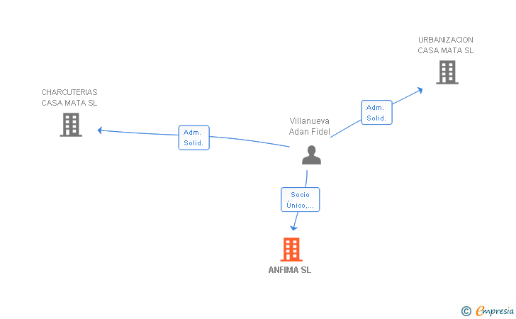 Vinculaciones societarias de ANFIMA SL